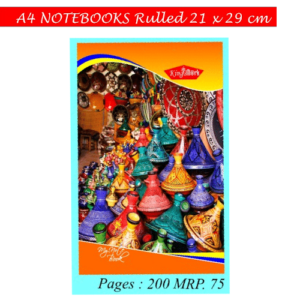 A4 Notebooks Rulled 21x29cm (Pages-200)