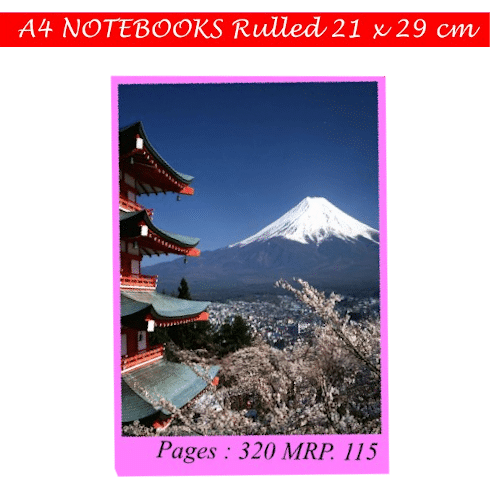 A4 Notebooks Rulled 21x29cm (Pages-360) - Image 2