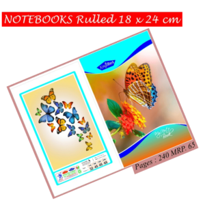 Notebook Rulled 18x24cm - 240 Pages