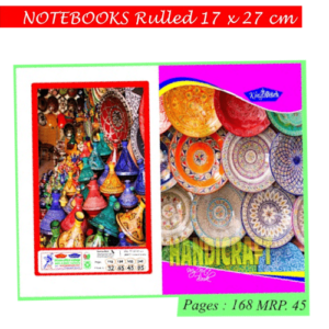 Notebooks Rulled 17x27cm (Pages-168)