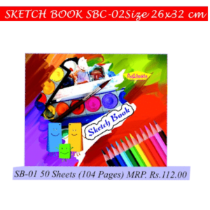 Sketch Book SB-02 26x32cm - 50 Sheets(104 Pages)